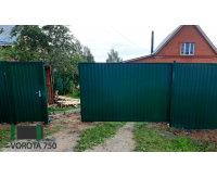 Откатные ворота для дачи 3x2 м | фото номер 2