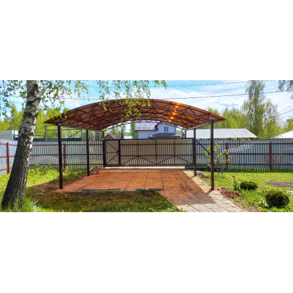 Навес из поликарбоната 5x6 м